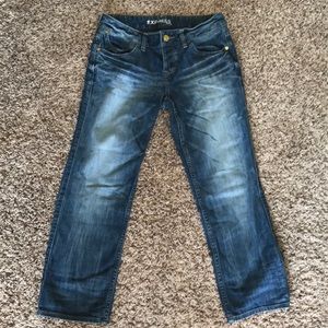 Express Boyfriend Crops